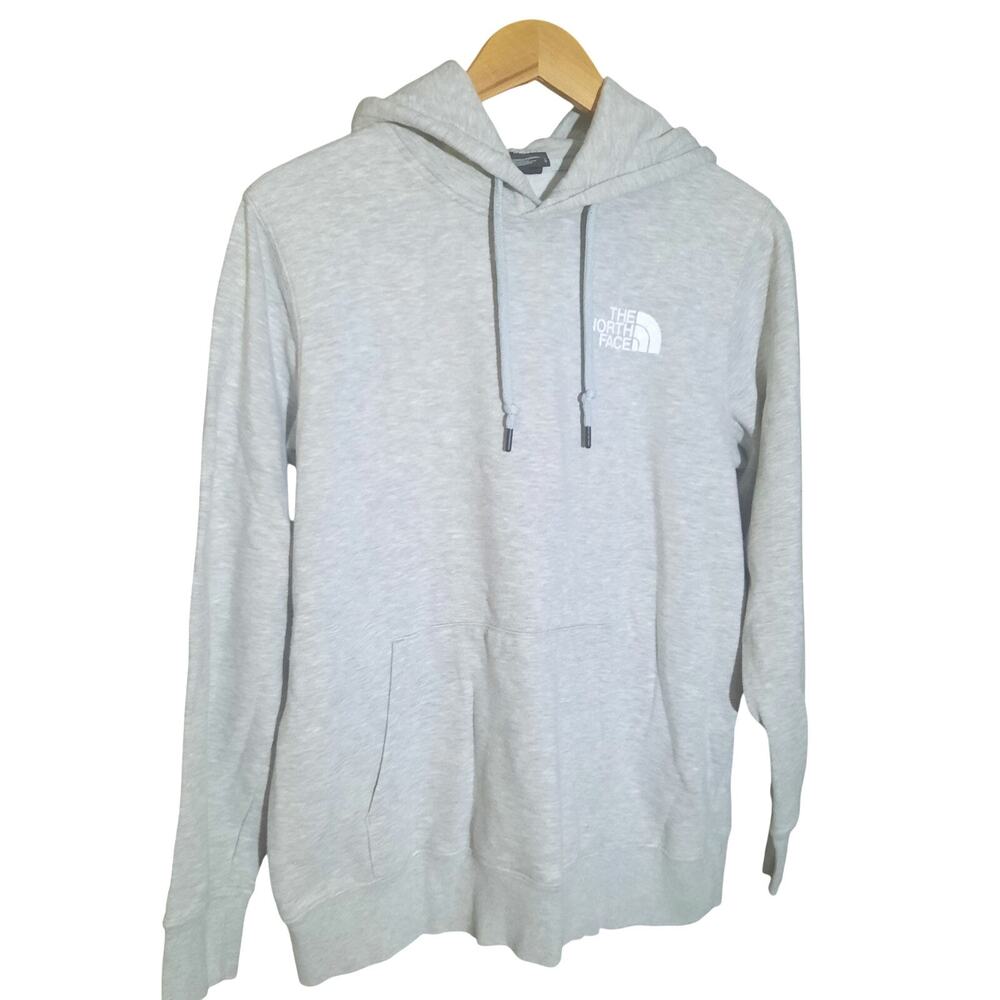 The North Face Womens Box NSE Gray Pullover Hoodie Size L